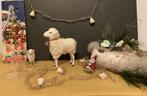 Mooi oud groot wollen schaap Candy Container, Antiek en Kunst, Ophalen of Verzenden