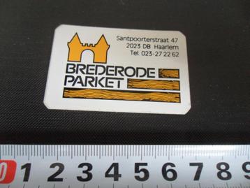 sticker haarlem brederode parket santpoorterstraat 47 beschikbaar voor biedingen