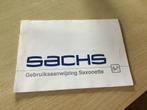 Gebruiksaanwijzing Sachs Saxonette 56 blz., Ophalen of Verzenden, Gebruikt
