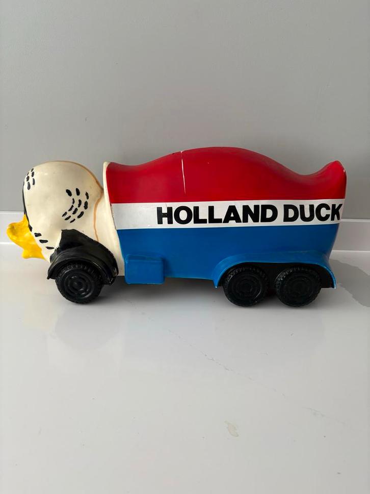 Mooie Holland Duck Vrachtwagen Mascotte, Verzamelen, Merken en Reclamevoorwerpen, Zo goed als nieuw, Gebruiksvoorwerp, Verzenden