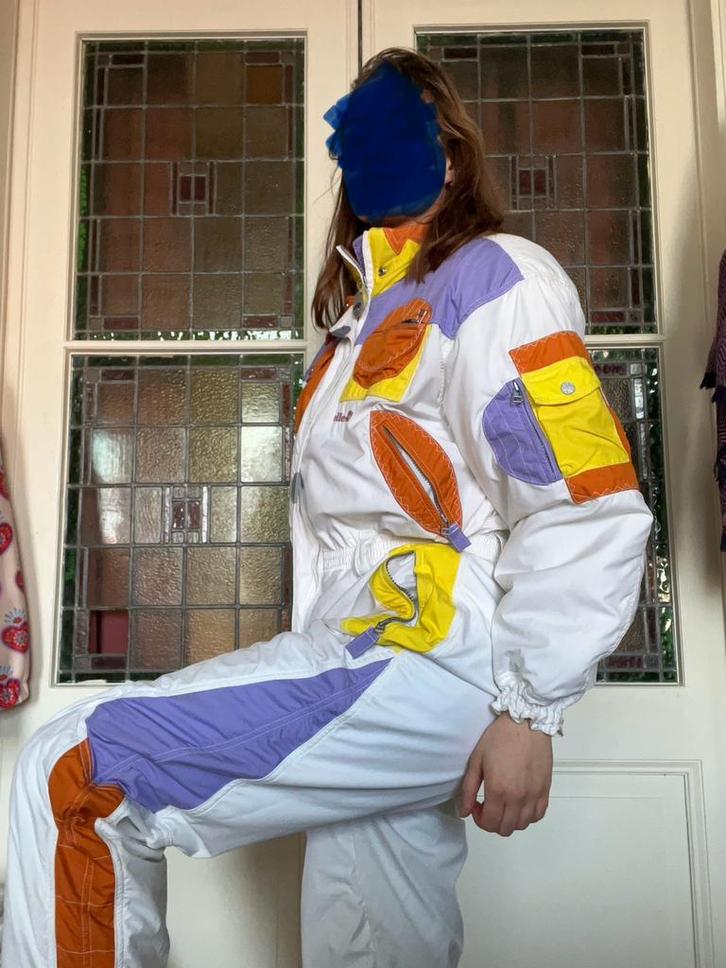 Ellesse vintage skipak s 36 retro, Kleding | Dames, Wintersportkleding, Zo goed als nieuw, Pak, Maat 36 (S), Ophalen of Verzenden