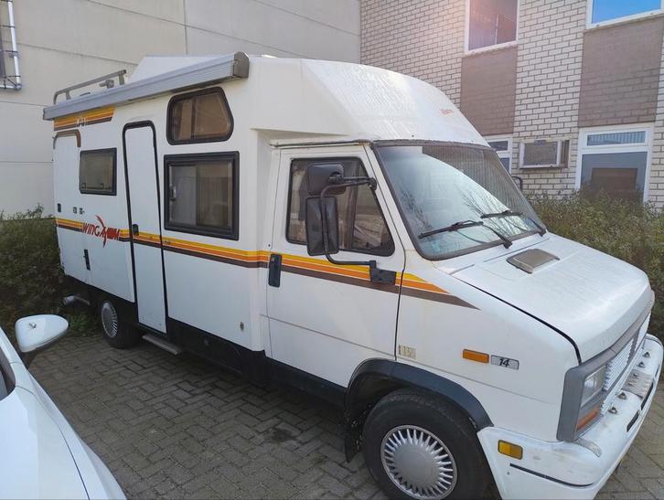 Winghamm Camper op  LPG te koop kenteken 71-RVV-2, Caravans en Kamperen, Campers, Particulier, tot en met 4, Half-integraal, Overige merken