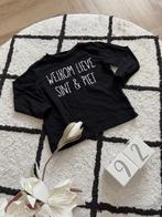 ZGAN zwart Sinterklaas  Piet longsleeve shirt trui Zeeman 92, Kinderen en Baby's, Kinderkleding | Maat 92, Zeeman, Jongen of Meisje