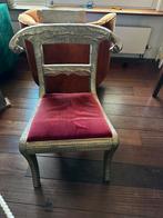 unieke en originele handgemaakte vintage stoel, €250,00 p.s, Huis en Inrichting, Stoelen, Ophalen, Gebruikt, Vintage, Vier