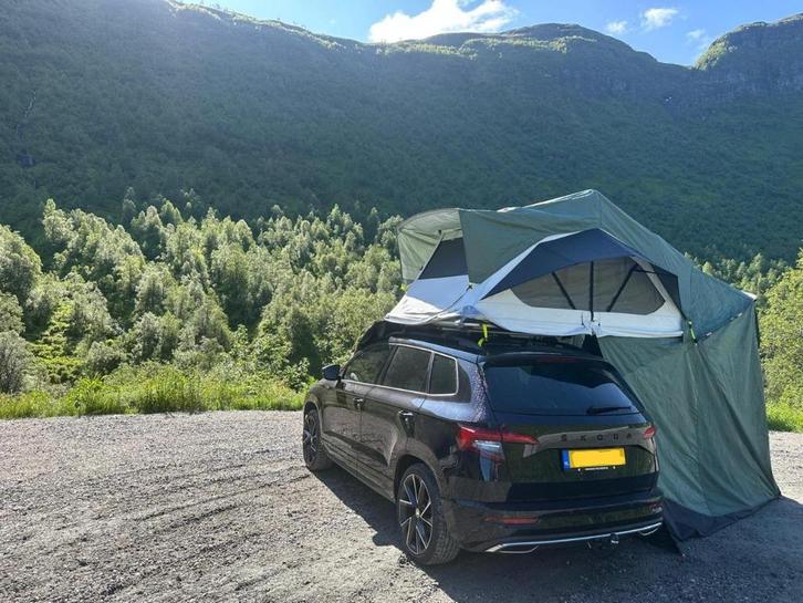 Daktent 2 personen te huur, Caravans en Kamperen, Tenten, tot en met 2, Zo goed als nieuw, Ophalen