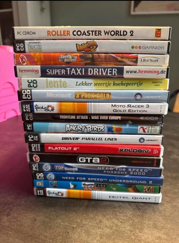 PC Games Collectie - Klassiekers!, Spelcomputers en Games, Games | Pc, Gebruikt, Simulatie, 1 speler, Vanaf 3 jaar, Eén computer