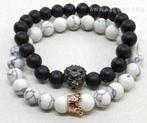 Speciale armband-set Queen Lion Koningin Leeuw " king queen, Nieuw, Ophalen of Verzenden, A, Elastiek