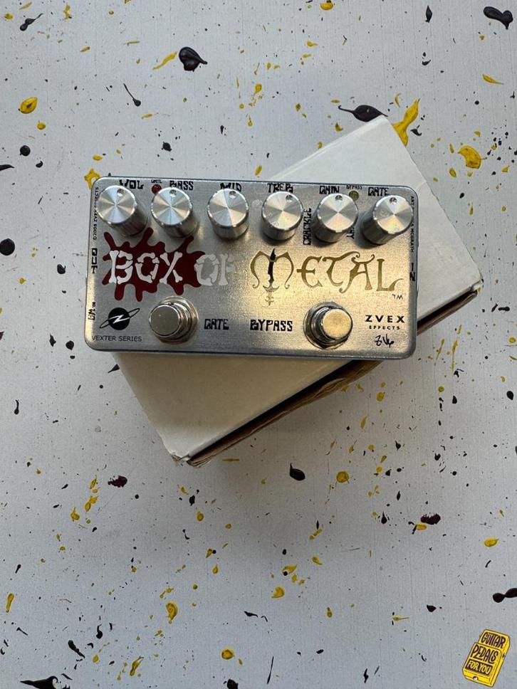 Zvex Box of Metal Vexter High-Gain Distortion Pedal, Muziek en Instrumenten, Effecten, Zo goed als nieuw, Distortion, Overdrive of Fuzz