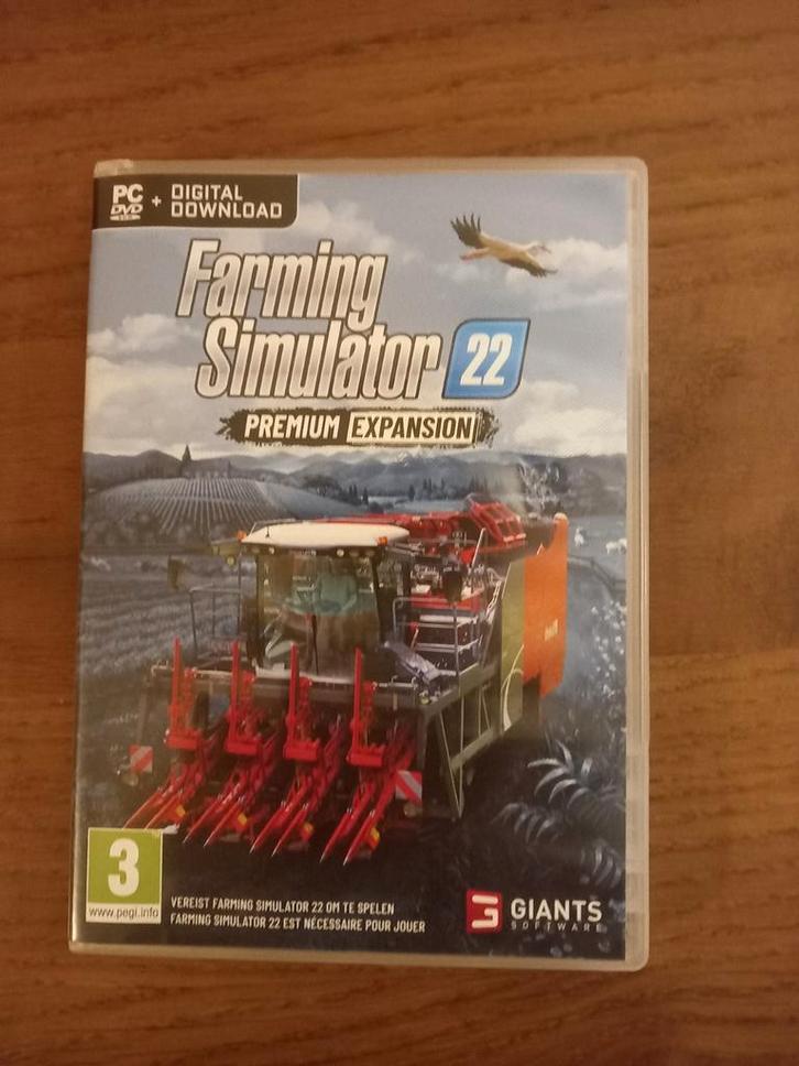 Farming Simulator 22 - Premium Expansion PC, Spelcomputers en Games, Games | Pc, Nieuw, Simulatie, 1 speler, Vanaf 3 jaar, Online