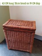 Rieten Mand - Opbergmand voor Tijdschriften, Huis en Inrichting, Ophalen, Overige materialen, Minder dan 50 cm, Gebruikt