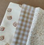 3 delig lakensetje set wieglakens uit eigen atelier, Ophalen of Verzenden, Nieuw, Jongetje of Meisje, Overige typen