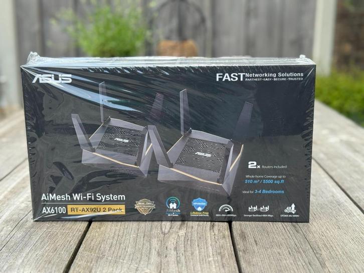 ASUS WiFi 6 Mesh-systeem., Computers en Software, Routers en Modems, Zo goed als nieuw, Router, Ophalen of Verzenden