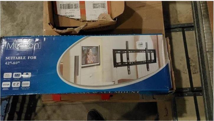 Universele TV beugel - 42 t/m 80 inch extra plat, Audio, Tv en Foto, Televisiebeugels, Nieuw, Ophalen of Verzenden