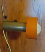 Retro vloerlamp oranje 1 kelk / spot, Huis en Inrichting, Lampen | Vloerlampen, Ophalen, Gebruikt, Metaal, Retro