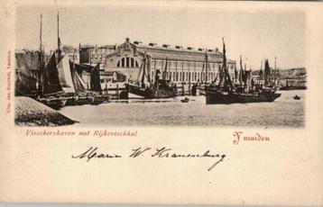 IJmuiden Visschershaven met Rijksvishal st 1901 beschikbaar voor biedingen