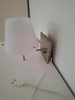 Mooie wandlamp met glazen kap, Ophalen of Verzenden, Zo goed als nieuw, Glas, Modern