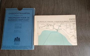 Binnenscheepvaart overzicht kaarten 1939 beschikbaar voor biedingen