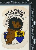 Sticker: Peugeot - Gereedschap (2), Verzamelen, Ophalen of Verzenden, Zo goed als nieuw, Auto of Motor