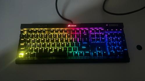 Corsair k70 mk2, Computers en Software, Toetsenborden, Gebruikt, Qwerty, Bedraad, Gaming toetsenbord, Ophalen of Verzenden