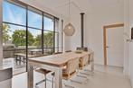 SET Teakhouten tafel 100x250 en 6 stoelen (model gispen), Ophalen, Gebruikt, 200 cm of meer, 50 tot 100 cm
