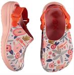 🌸 XQ Tuinklompen Meisjes – Met Klittenband & Bloemenprint🌸