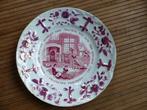 3 antieke Engelse schotels borden Franklin's proverbs ca1830, Antiek en Kunst, Curiosa en Brocante, Ophalen of Verzenden