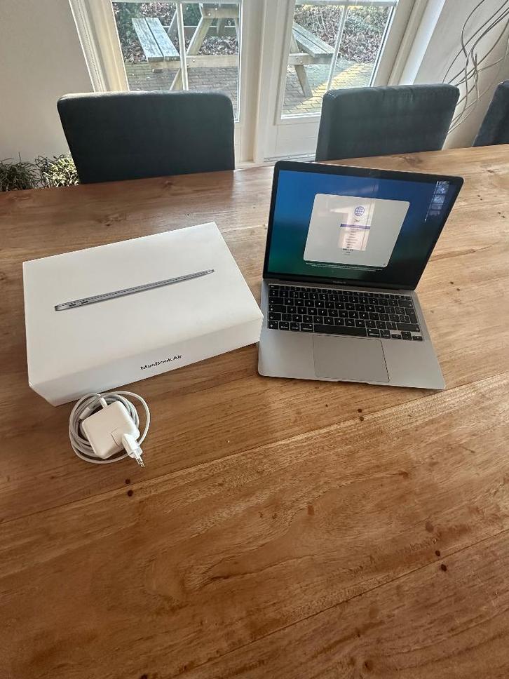 MacBook Air M1 2020 16GB 256GB, Computers en Software, Apple Macbooks, Zo goed als nieuw, MacBook Air, 13 inch, 256 GB, 16 GB