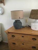 Brynxz lamp met Riverdale lampenkap beige linnen met grijs, Ophalen, Zo goed als nieuw, 50 tot 75 cm