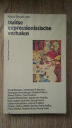Duitse expressionistische verhalen - Siegel, Ophalen of Verzenden, Zo goed als nieuw, Nederland