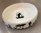 Villeroy & Boch, Silhouette, schaaltje wit zwart goudrand, Ophalen of Verzenden