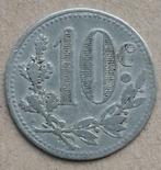 Algerije, Chambre de commerce D'Alger 10 centimes 1916, Ophalen of Verzenden, Overige landen, Losse munt