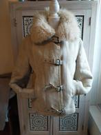 Vintage retro zeldzame Lammy Coat, wit. off-white, Kleding | Dames, Ophalen of Verzenden, Zo goed als nieuw, Maat 38/40 (M), Wit