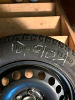 Vier winterbanden Continental, Auto-onderdelen, Banden en Velgen, Ophalen, 15 inch, Band(en), 185 mm