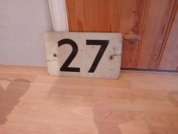 Metalen Spoor Bordje - 40x25 cm beschikbaar voor biedingen