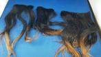 Hair extensions clip in hair, zwart en bruin. Echt haar! 2A4, Sieraden, Tassen en Uiterlijk, Uiterlijk | Haarverzorging, Tweedehands verkoop