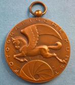 Fotografische Kunst H.A.F.V. 1953 medaille F. Engelenburg, Postzegels en Munten, Penningen en Medailles, Verzenden, Brons, Nederland