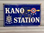 Emaille Bord ( Kano Station ) A.N.W.B, Ophalen of Verzenden