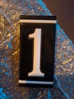 Huisnummer 1 vintage look nieuw, Tuin en Terras, Buitenverlichting, Ophalen of Verzenden