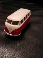 Vintage Welly VW Bus - Rood/Wit, Ophalen of Verzenden, Gebruikt, Auto, Overige merken