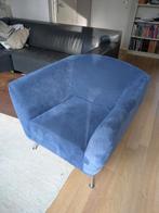Gelderland Fauteuil 6250 - Alcantara Brittany Blue, Ophalen, 75 tot 100 cm, Zo goed als nieuw, 75 tot 100 cm