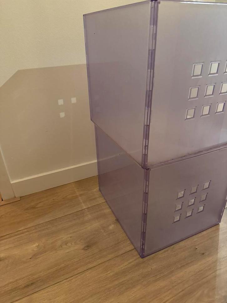 Ikea kallax opbergdoos 3x, Doe-het-zelf en Verbouw, Kratten en Dozen, Zo goed als nieuw, Doos, Minder dan 50 cm, Minder dan 35 cm
