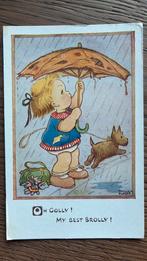 O, jeh. Mijn beste paraplu. Meisje met paraplu, hond, Ophalen of Verzenden, Ongelopen, Kinderen