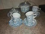 Divers blauw Saksisch servies, Antiek en Kunst, Antiek | Servies compleet, Ophalen