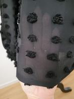 BIEN BLEU zwarte noppen nopjes blouse maat S valt 38 Nieuw, Kleding | Dames, Maat 38/40 (M), Zwart, Nieuw, Ophalen of Verzenden
