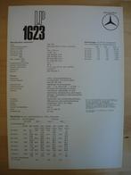 Mercedes LP 1623 Specificatie Brochure 1970 LP1623, Boeken, Ophalen, Mercedes, Zo goed als nieuw, Mercedes-Benz