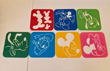 Disney sjablonen Pluto Goofy Donald Duck Mickey + Mini Mouse beschikbaar voor biedingen