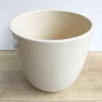 NIEUW | Grote plantenpot voor binnen | crème kleurig | 30 cm, Rond, Minder dan 40 cm, Aardewerk, Ophalen