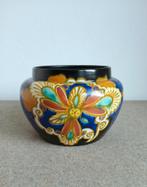 antieke bloempot, cachepot - Ivora, Gouda - plateel, Ophalen