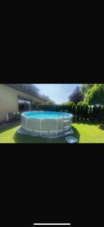 (Gratiis) Zembad met trap, waterfilter en water afzuiger, 120 cm of meer, Rond, 300 cm of meer, Ophalen of Verzenden