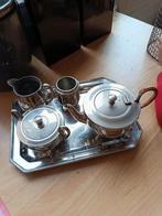 Zilveren Thee set 4 delig, afkomstig uit Tiel, Antiek en Kunst, Ophalen of Verzenden